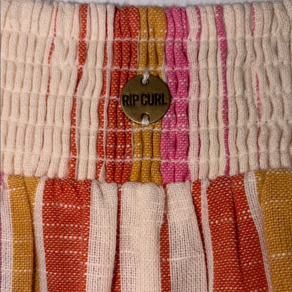 Rip Curl Heat Wave Striped Pants Women’s Size Large 100% Cotton NWT - Picture 4 of 7